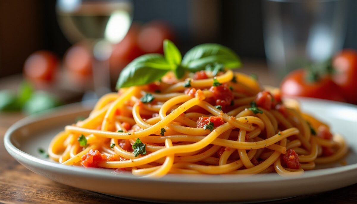 Quelle portion de spaghetti prévoir par convive en grammes ?