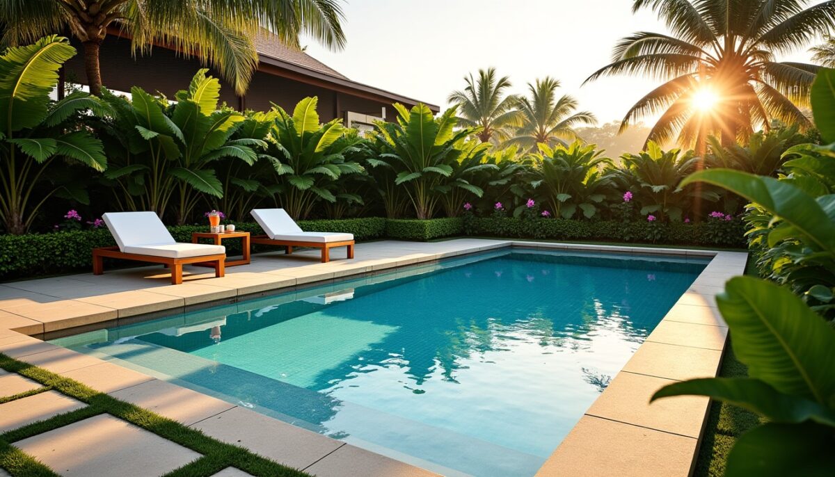 Aménagez l&rsquo;Oasis Parfaite : Guide Complet pour Concevoir un Espace Piscine Idéal dans Votre Jardin